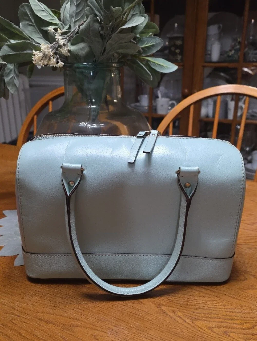 kate spade Pale Blue Leather Satchel